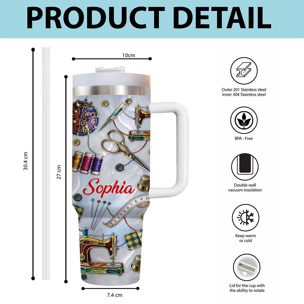 Custom Sewing Faux 40oz Tumbler THUU6190105