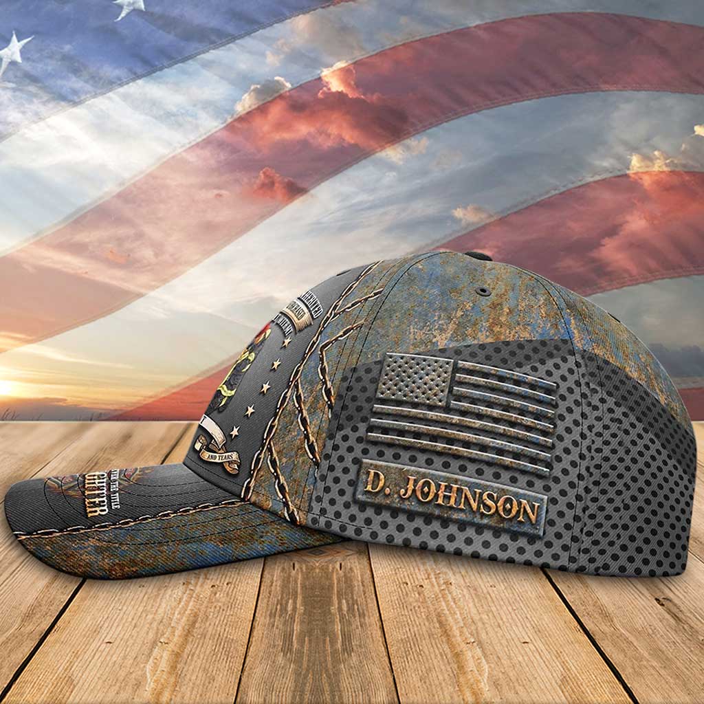 Custom Name It Cannot Be Inherited Nor Can It Be Purchased, Gifts For Fireman, Firefighters Cap UKUU4290205