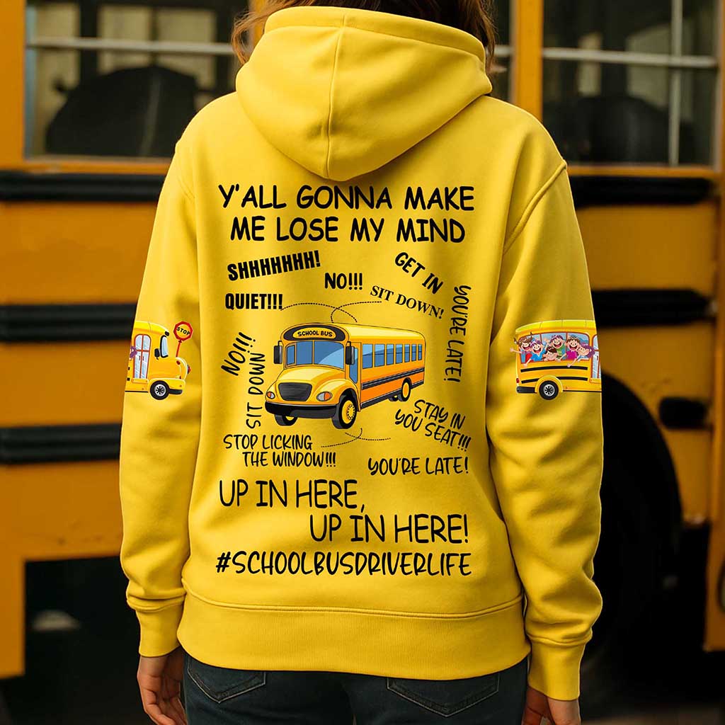 Personalized School Bus Driver 3D All Over Printed Clothes UKND5140804