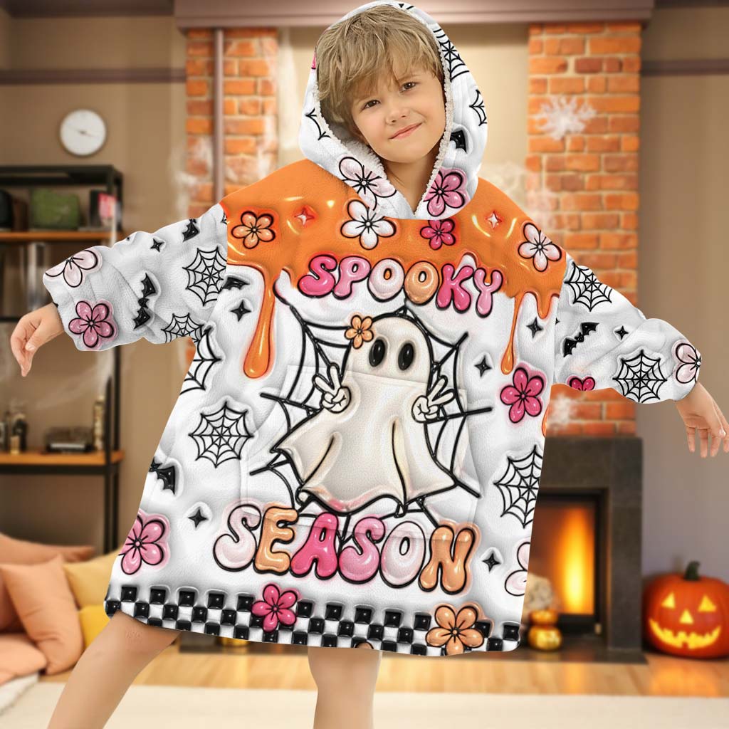 Personalized Halloween Blanket Hoodie QFHM5300904