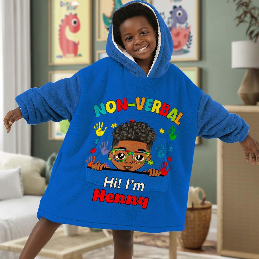 Personalized Kid Blanket Hoodie QFHM5260905