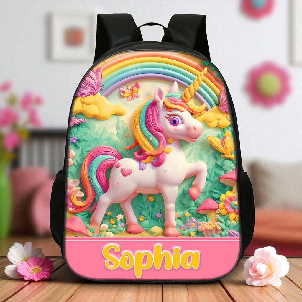 Personalized Unicorn Backpack QFND5010805