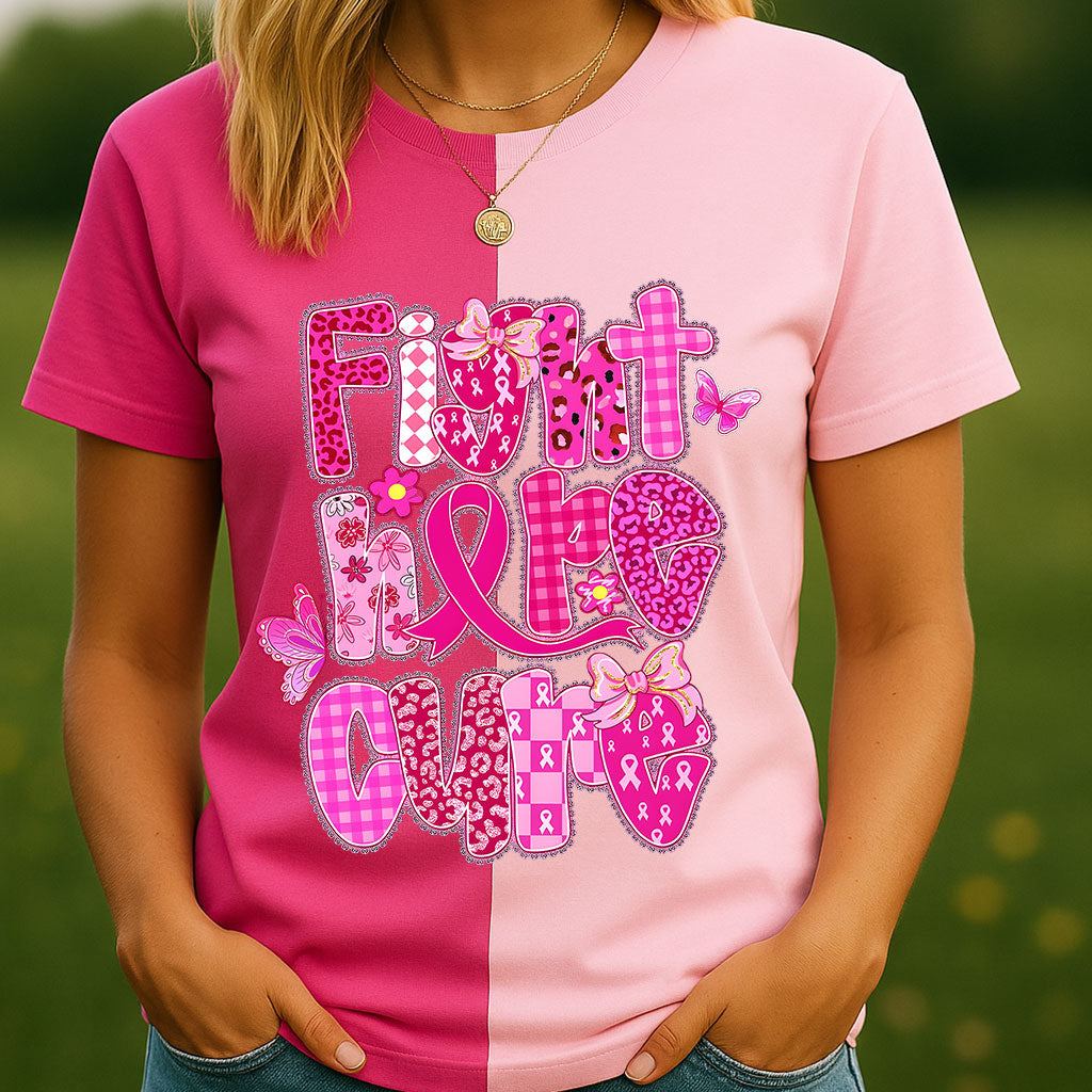 Faith Hope Cure 3D All Over Printed Clothes, Breast Cancer Awareness QFHH5100902