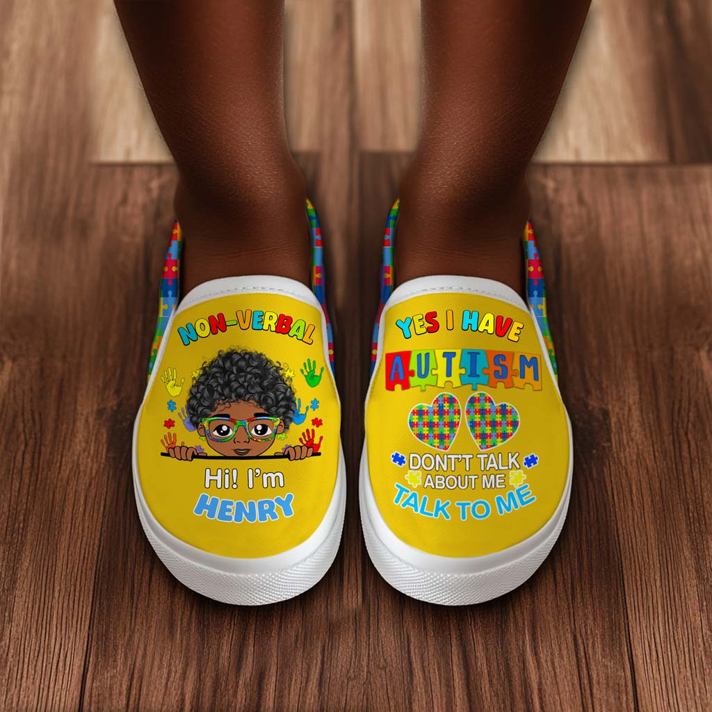 Personalized Autism Pedal Shoes for kids NPND4171002
