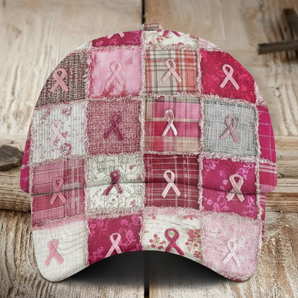 Breast Cancer Patchwork Cap QFNT5131001