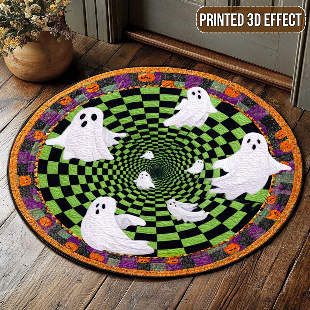 Halloween Cute Ghost 3D Printed Rug UKTD5130902