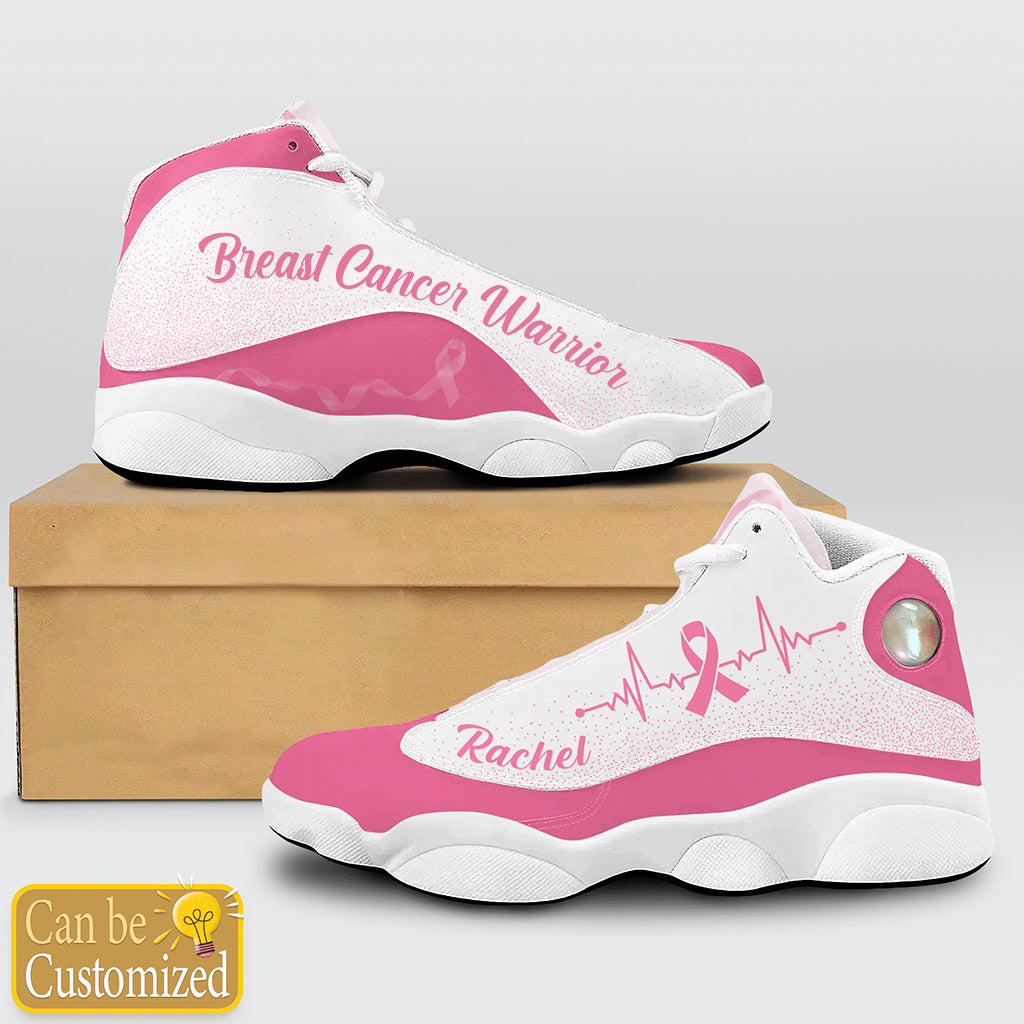 Custom Name Breast cancer Shoes UKHA3210801