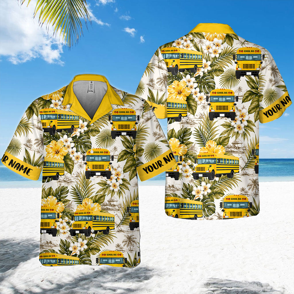 Custom School Bus Hawaii Shirt THND6080504