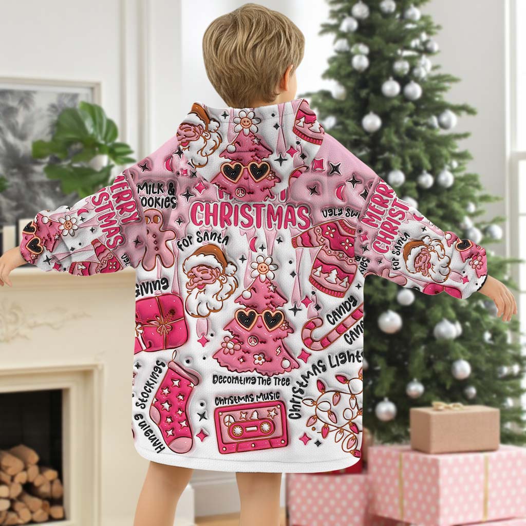 Personalized Christmas Blanket Hoodie QFHM5300901