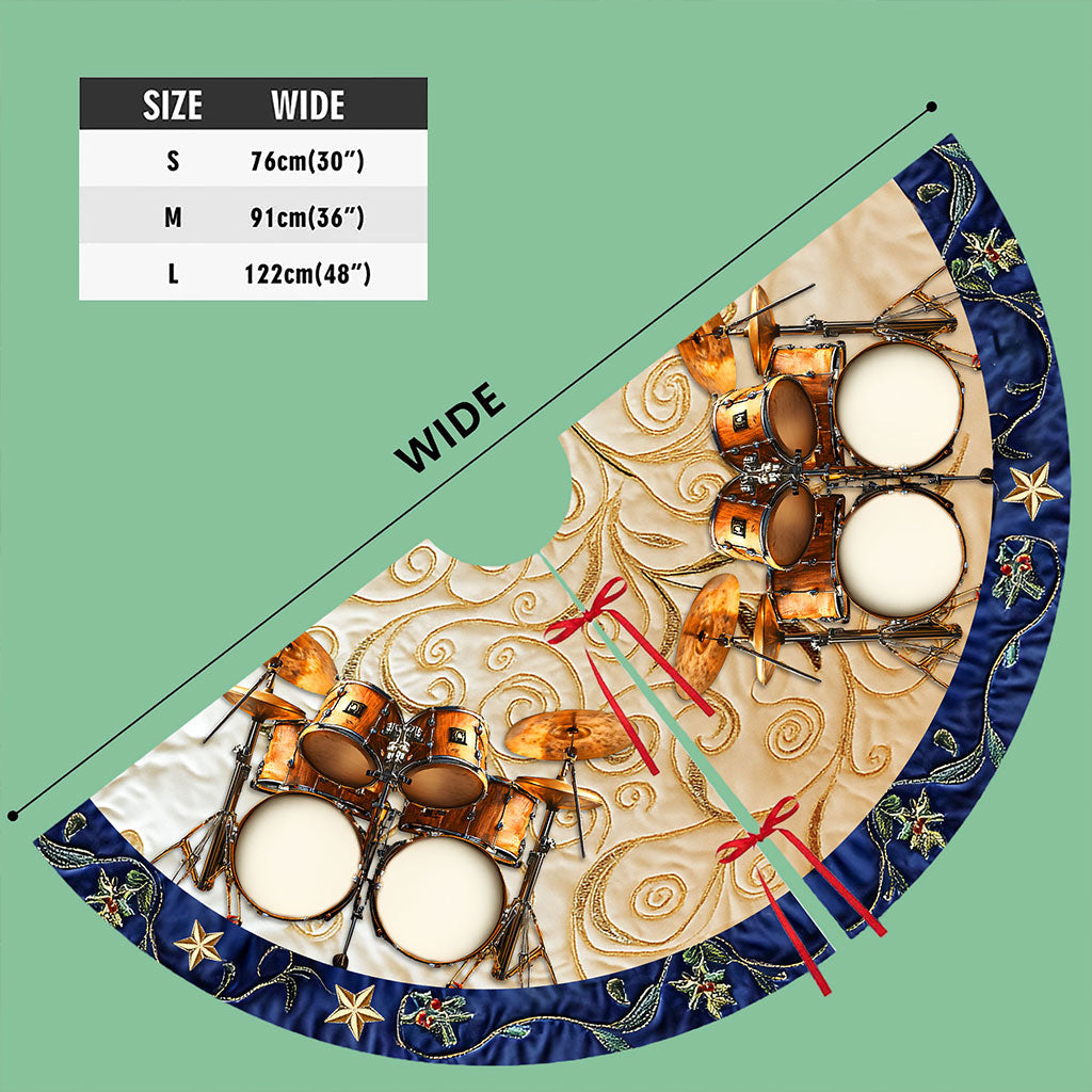 Drum Christmas Tree Skirt UKTZ5311001