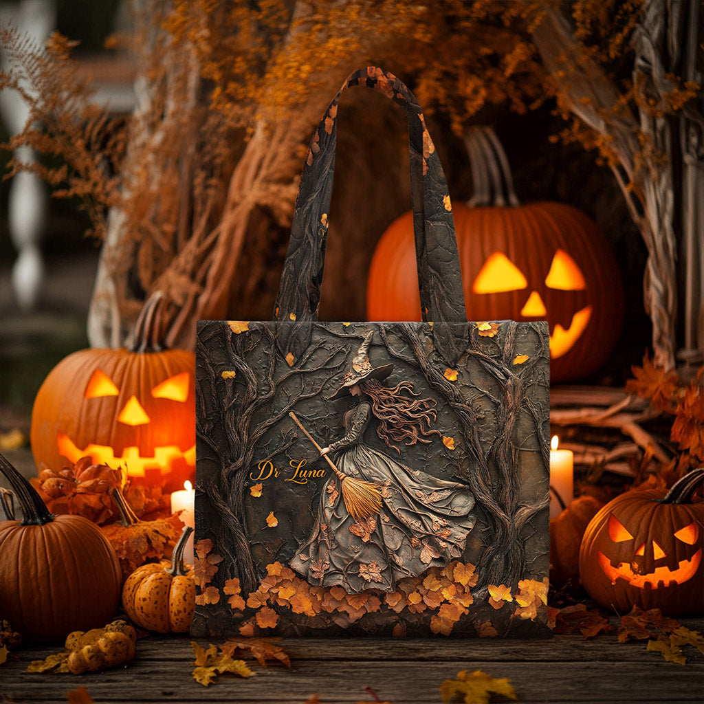 Personalized Witchy Quilted Tote Bag QFNT5220805