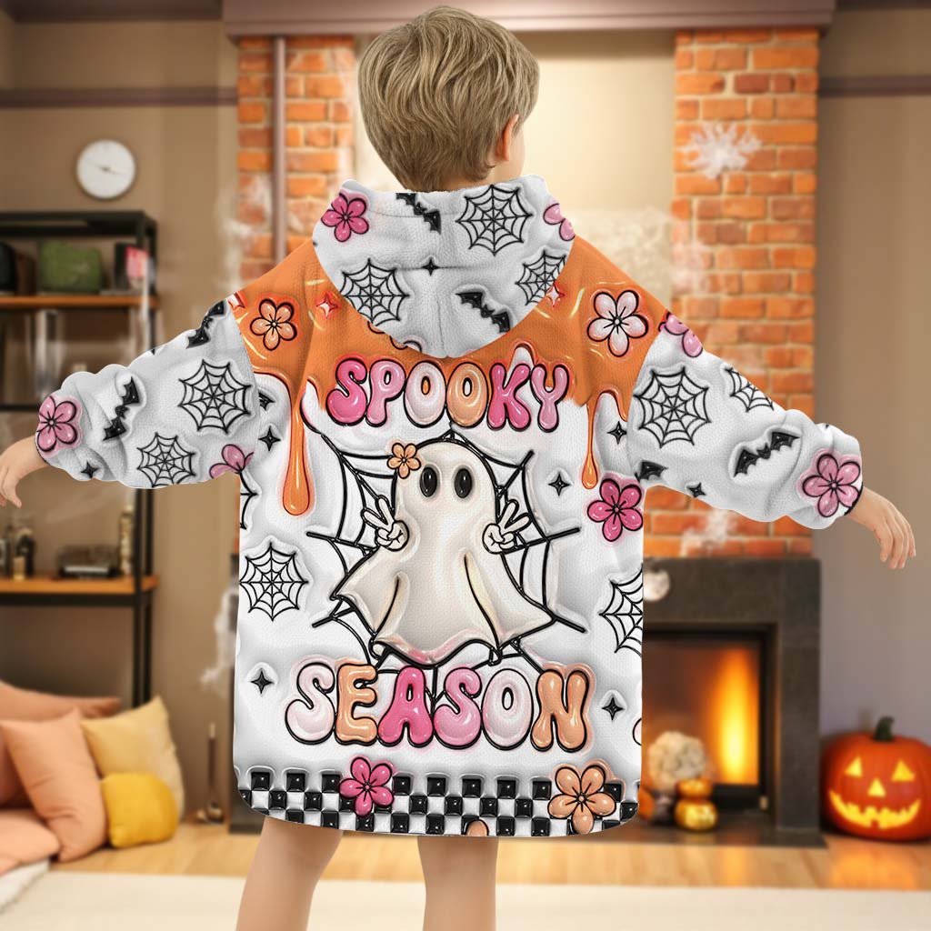 Personalized Halloween Blanket Hoodie QFHM5300904