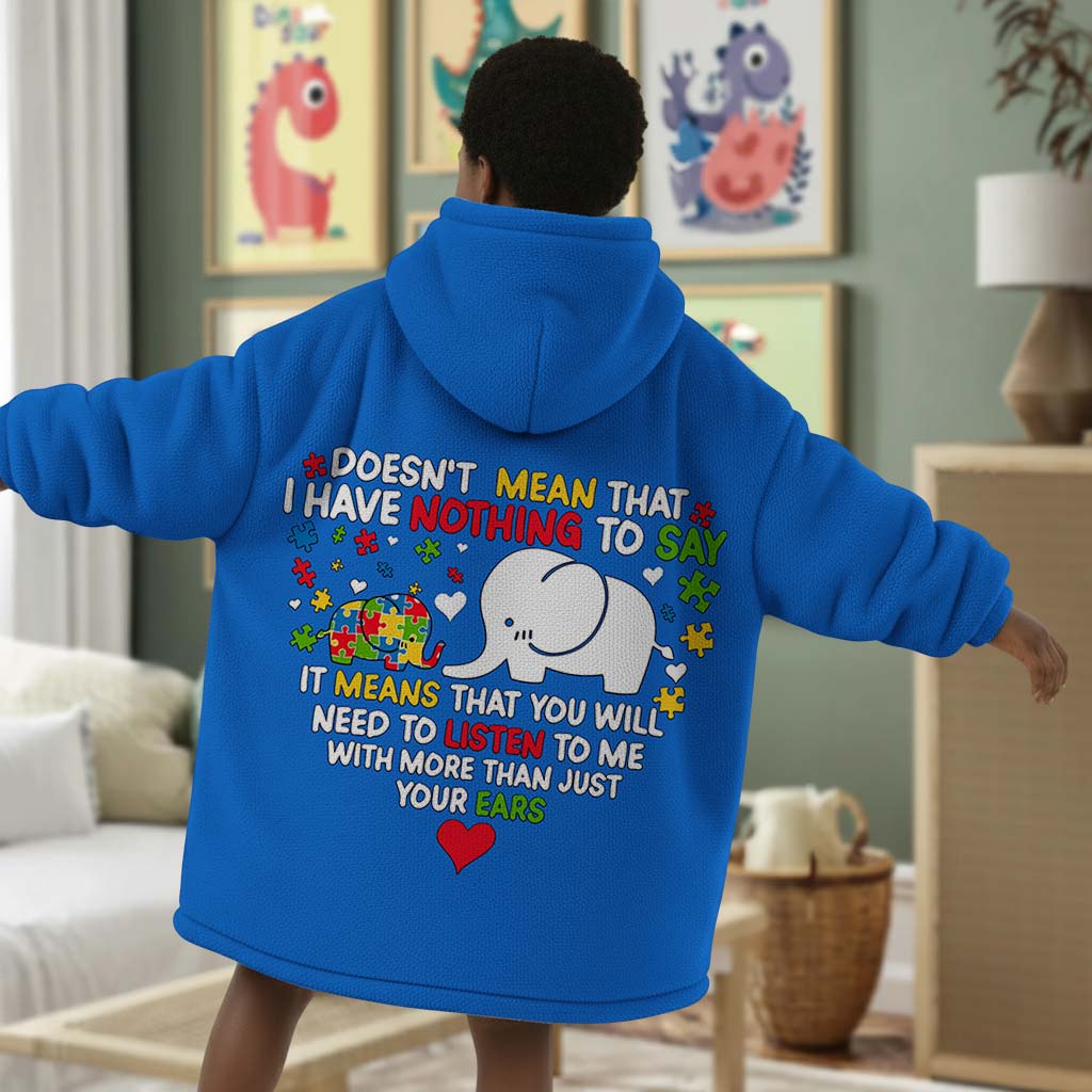 Personalized Kid Blanket Hoodie QFHM5260904