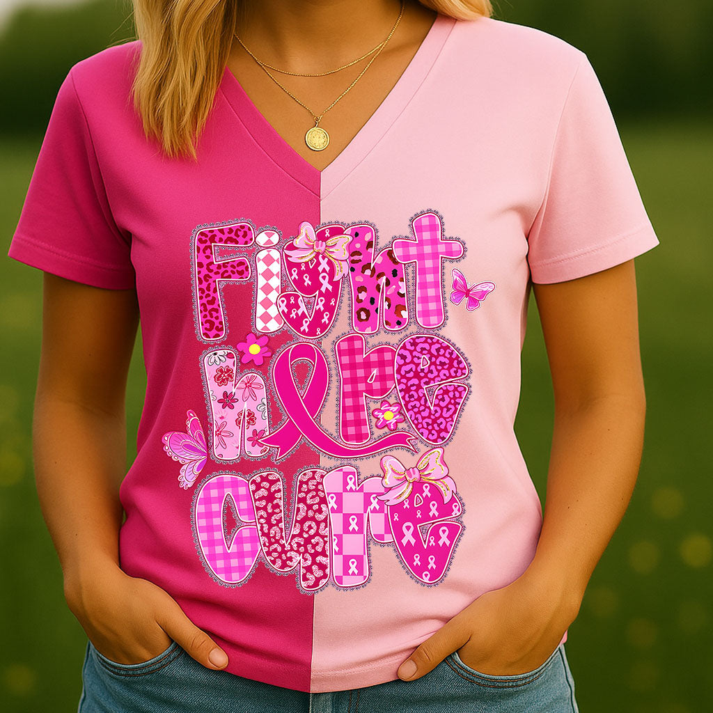 Faith Hope Cure 3D All Over Printed Clothes, Breast Cancer Awareness QFHH5100902