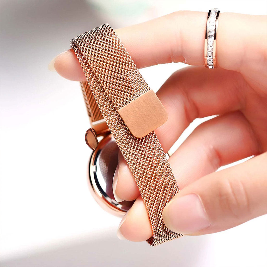 Personalized Breast Cancer Mesh Strap Quartz Watch QFHA5180901