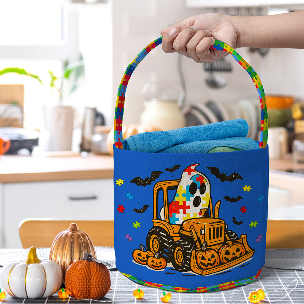 Personalized Autism Halloween Trick Or Treat Bag, Autism Awareness Halloween Gift UKNT5190803