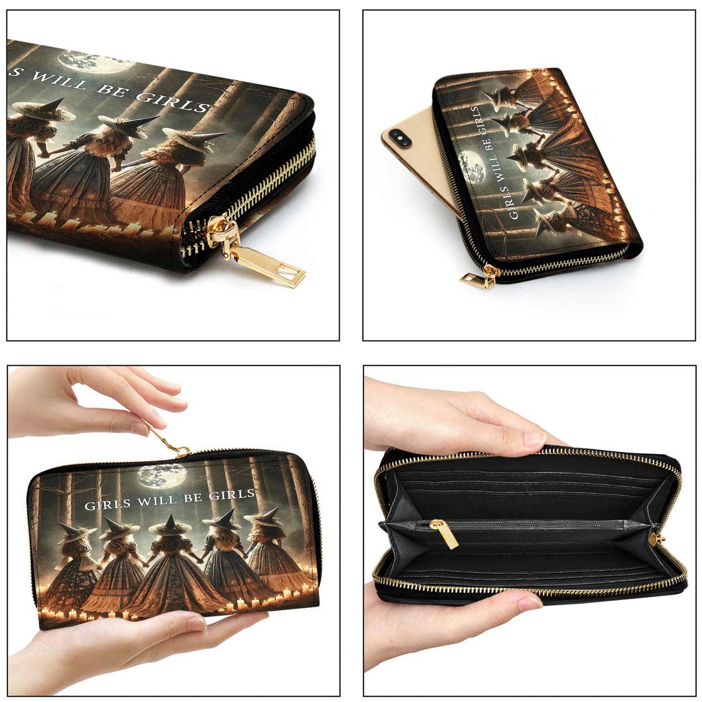 Girls Will Be Girls Witch Handbag & Wallet QFPY4310802