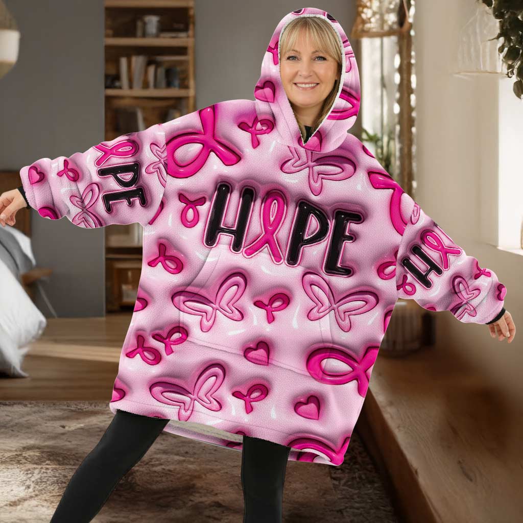 Breast Cancer Blanket Hoodie QFHM5101003