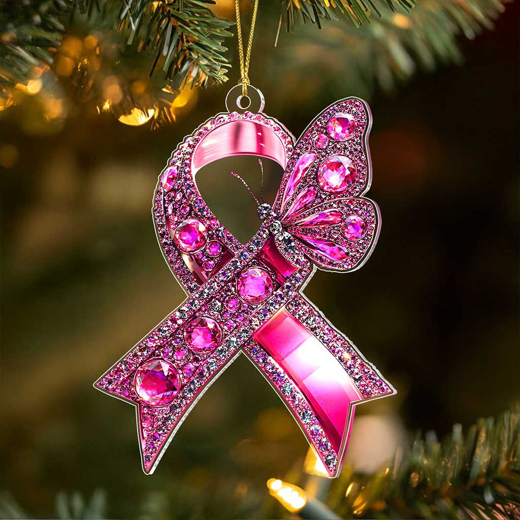 Breast Cancer Awareness Acrylic Ornament QFTZ5260801