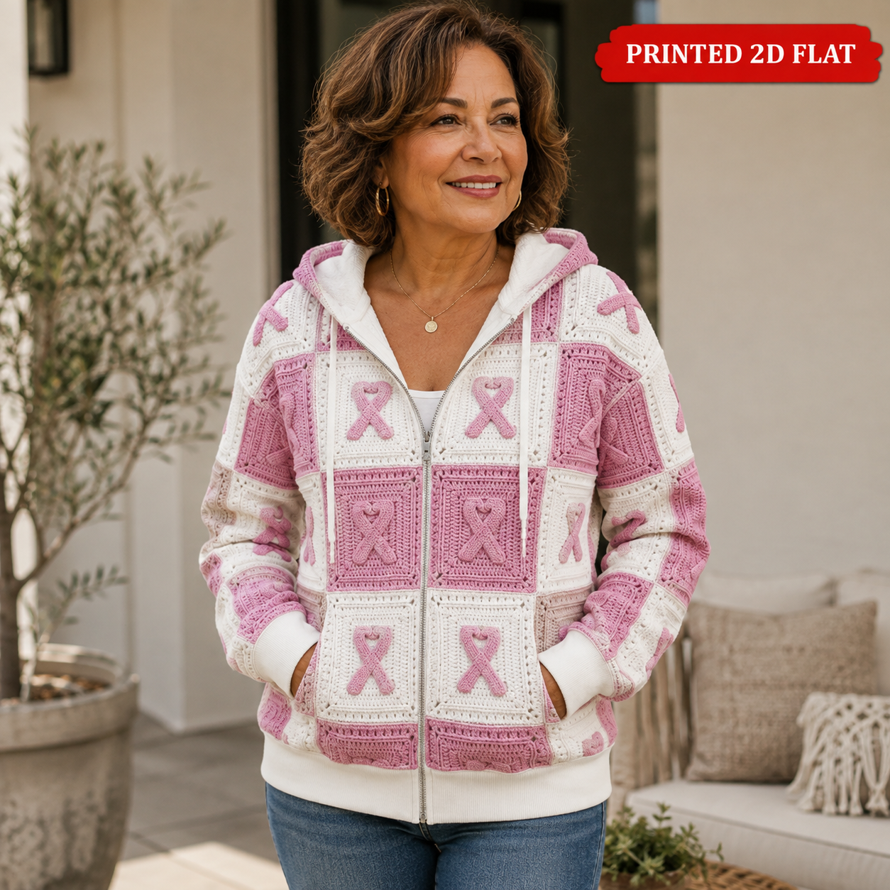 Breast Cancer 3D All Over Printed Clothes QFTD5100903