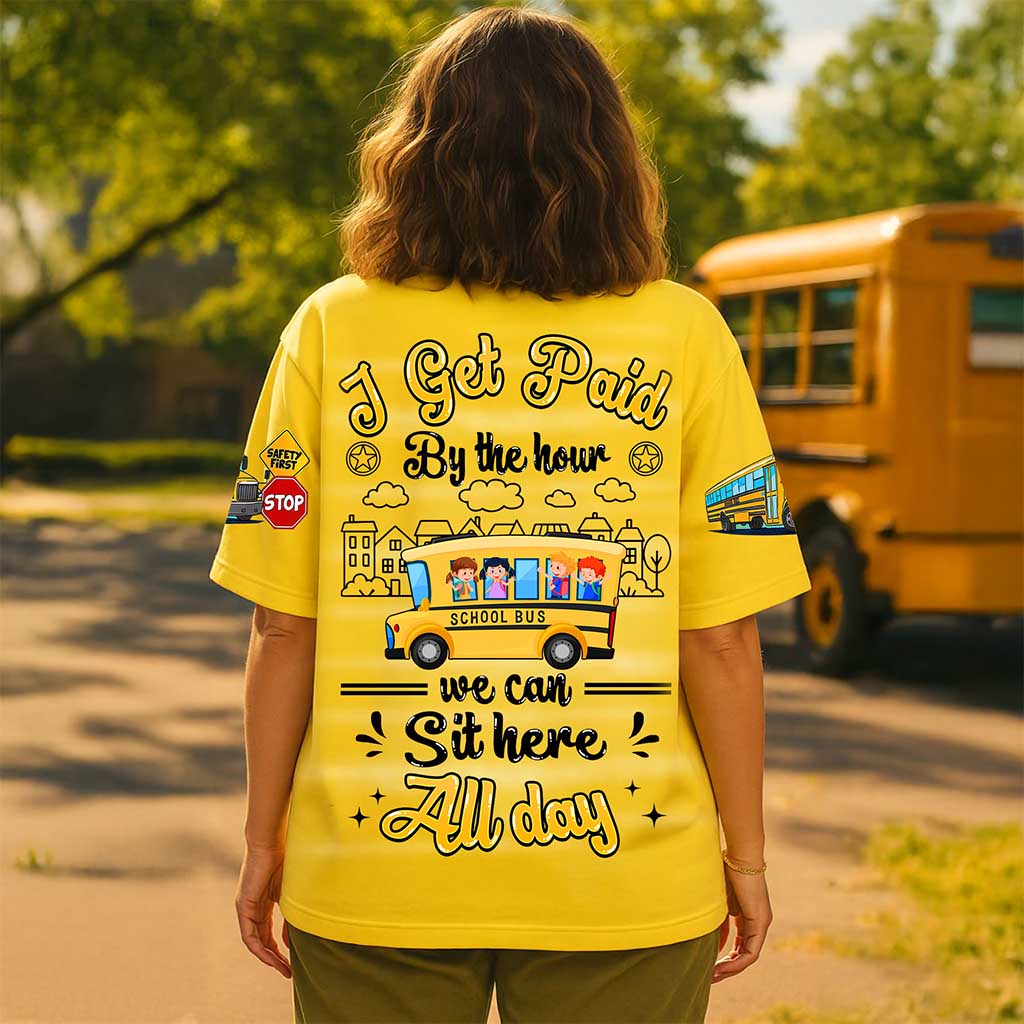 Personalized School Bus Driver 3D All Over Printed Clothes UKND5140801