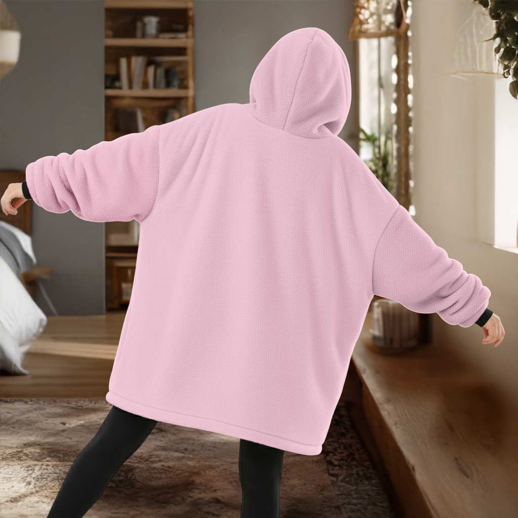 Personalized Breast Cancer Blanket Hoodie QFHM5101004
