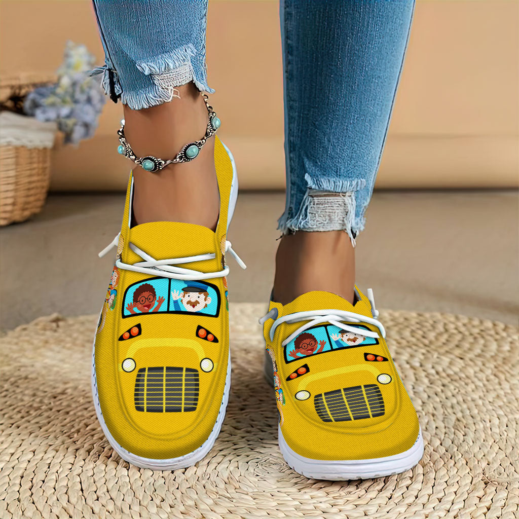 School Bus Driver Shoes, Back To School Gifts, Beginning Of School Year Gifts, Bus Driver Shoes, School Bus Driver Christmas Gifts QFHA4160701