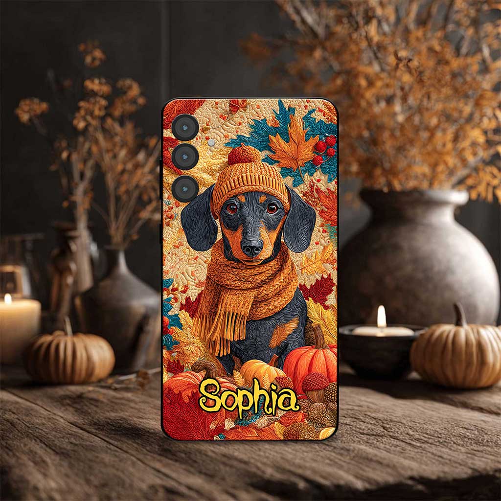 Custom Dachshund Halloween Phone Case UKTZ5100902
