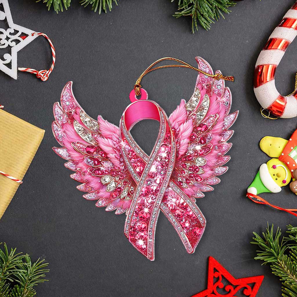 Breast Cancer Awareness Acrylic Ornament QFTZ5260801