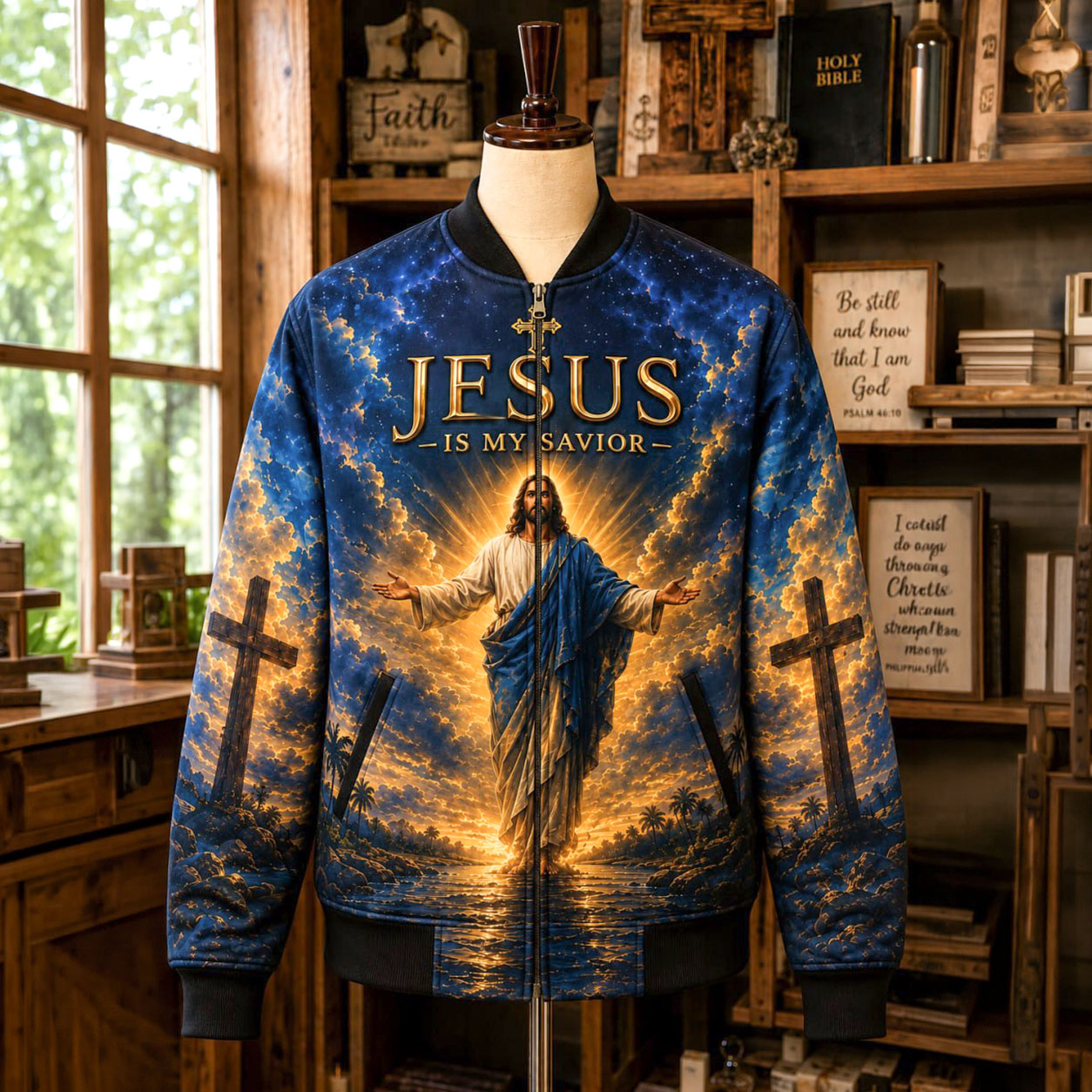 Jesus Is My Savior Christian 3D All Over Printed Clothes QFTD6130805
