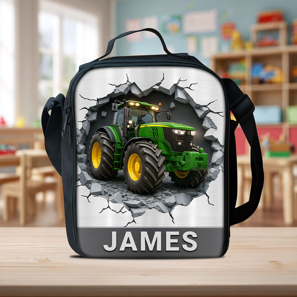 Personalized Tractor Back To School Backpack, School Bag For Kid UKTZ5020801