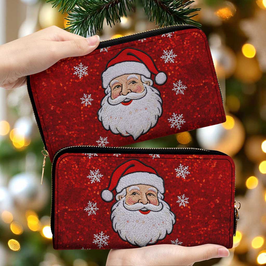 Santa Claus Christmas Leather Handbag & Wallet QFTD5071001
