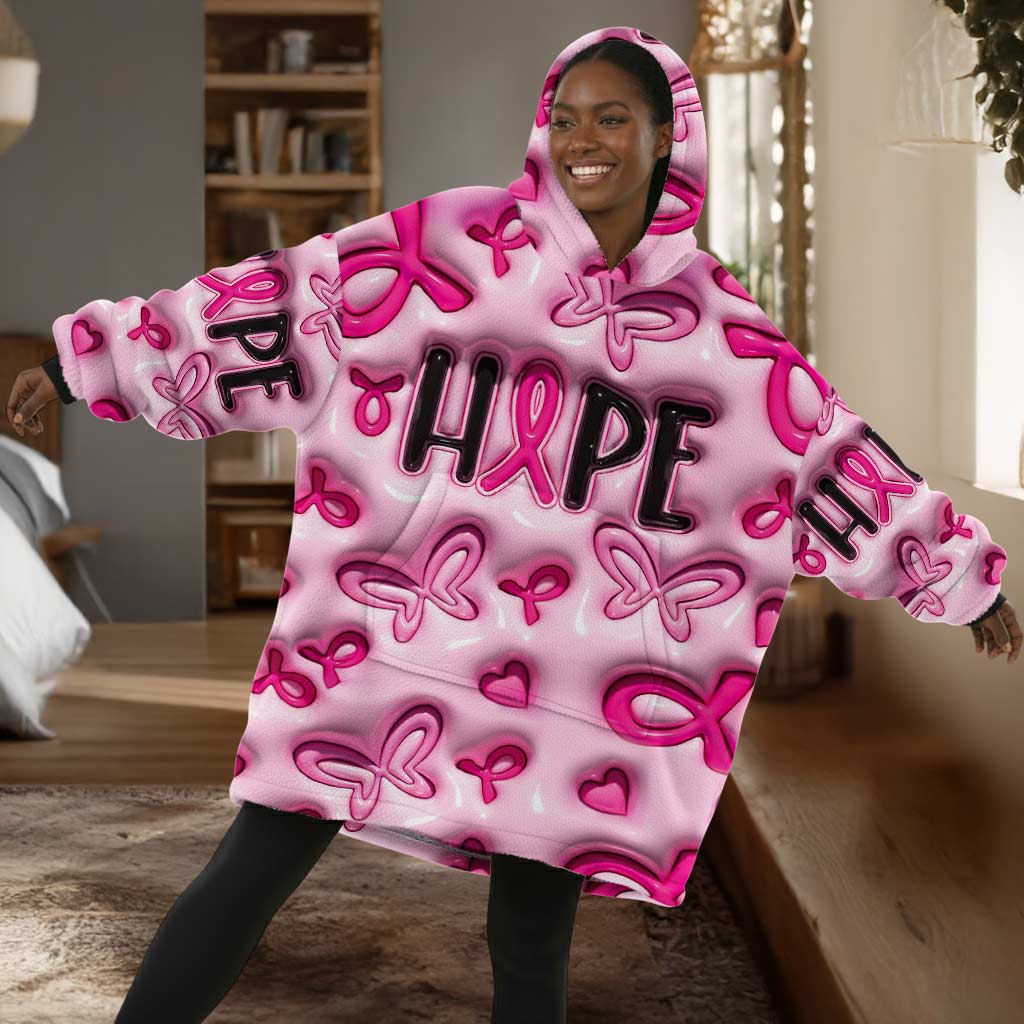 Breast Cancer Blanket Hoodie QFHM5101003