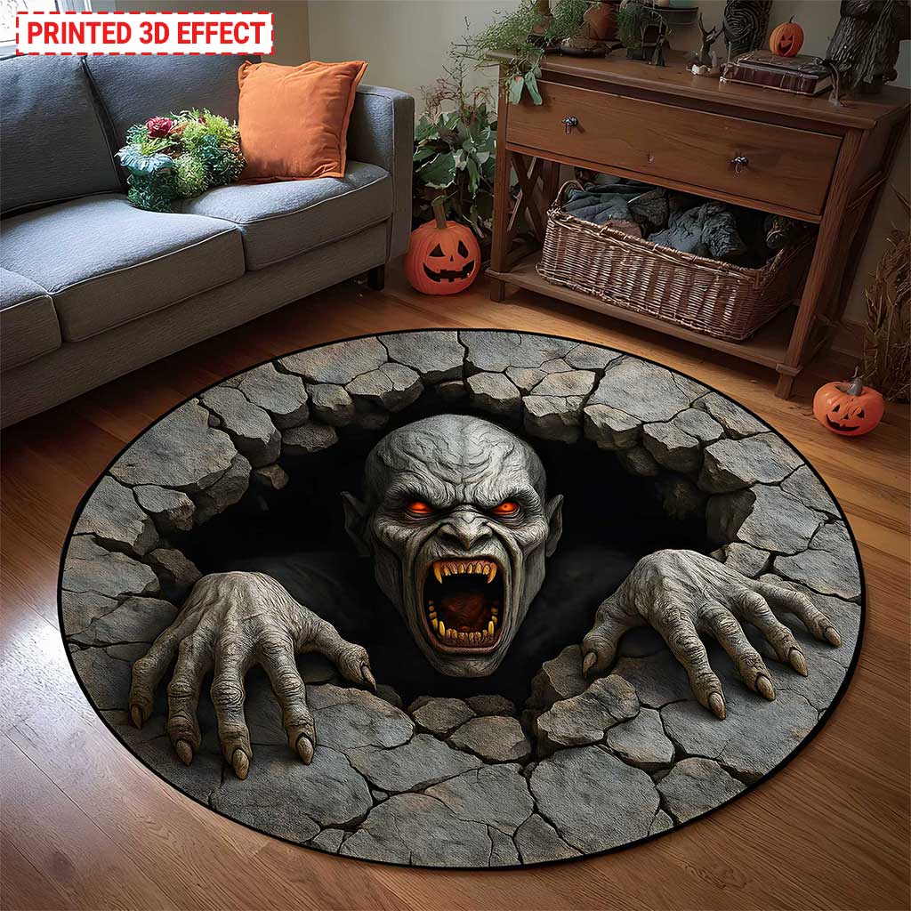 Monster Halloween 3D Printed Rug UKTZ5220907