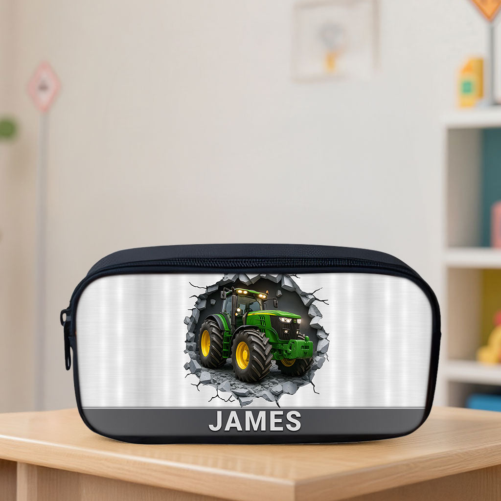 Personalized Tractor Back To School Backpack, School Bag For Kid UKTZ5020801