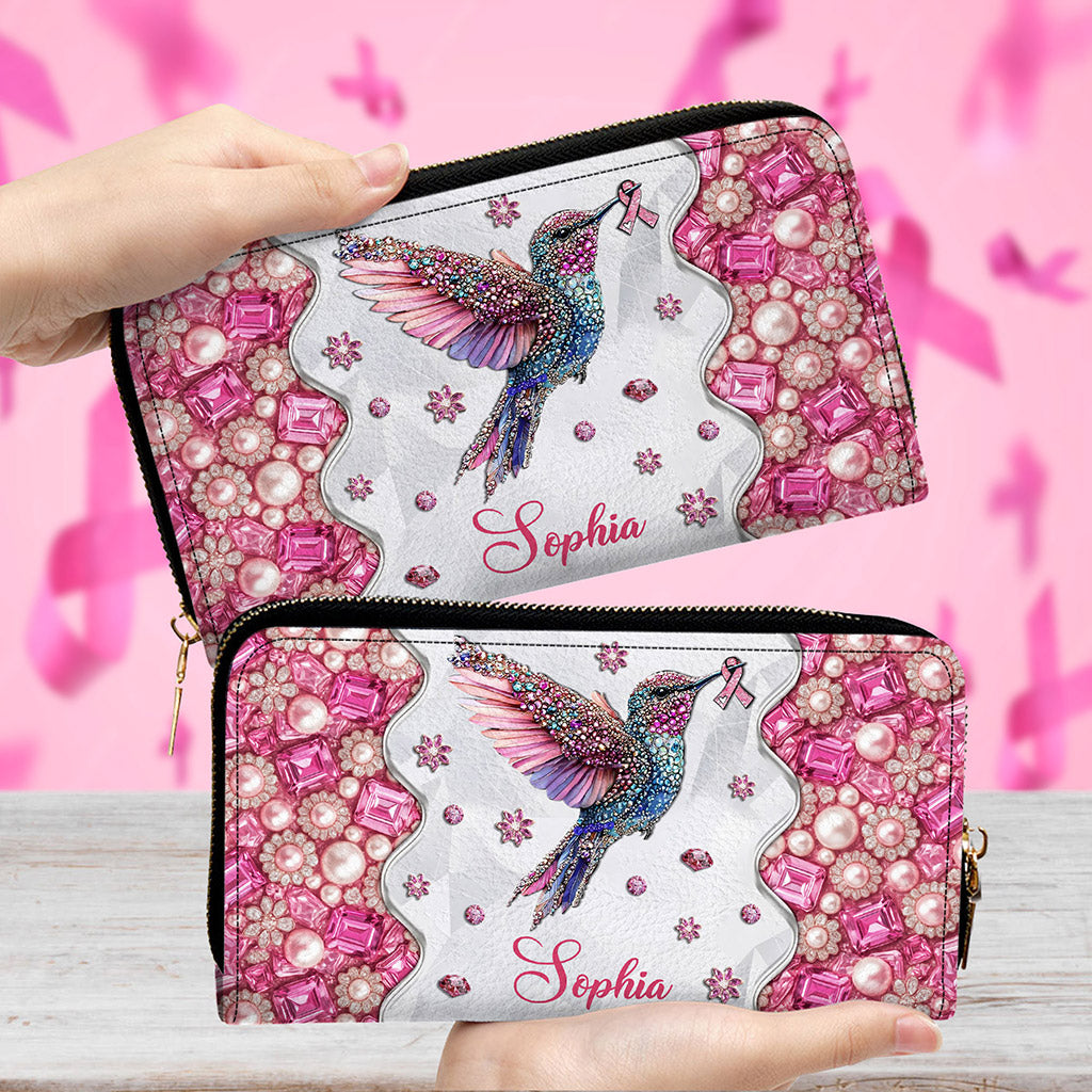 Custom Breast Cancer Awareness Leather PU Handbag UKNT5080901