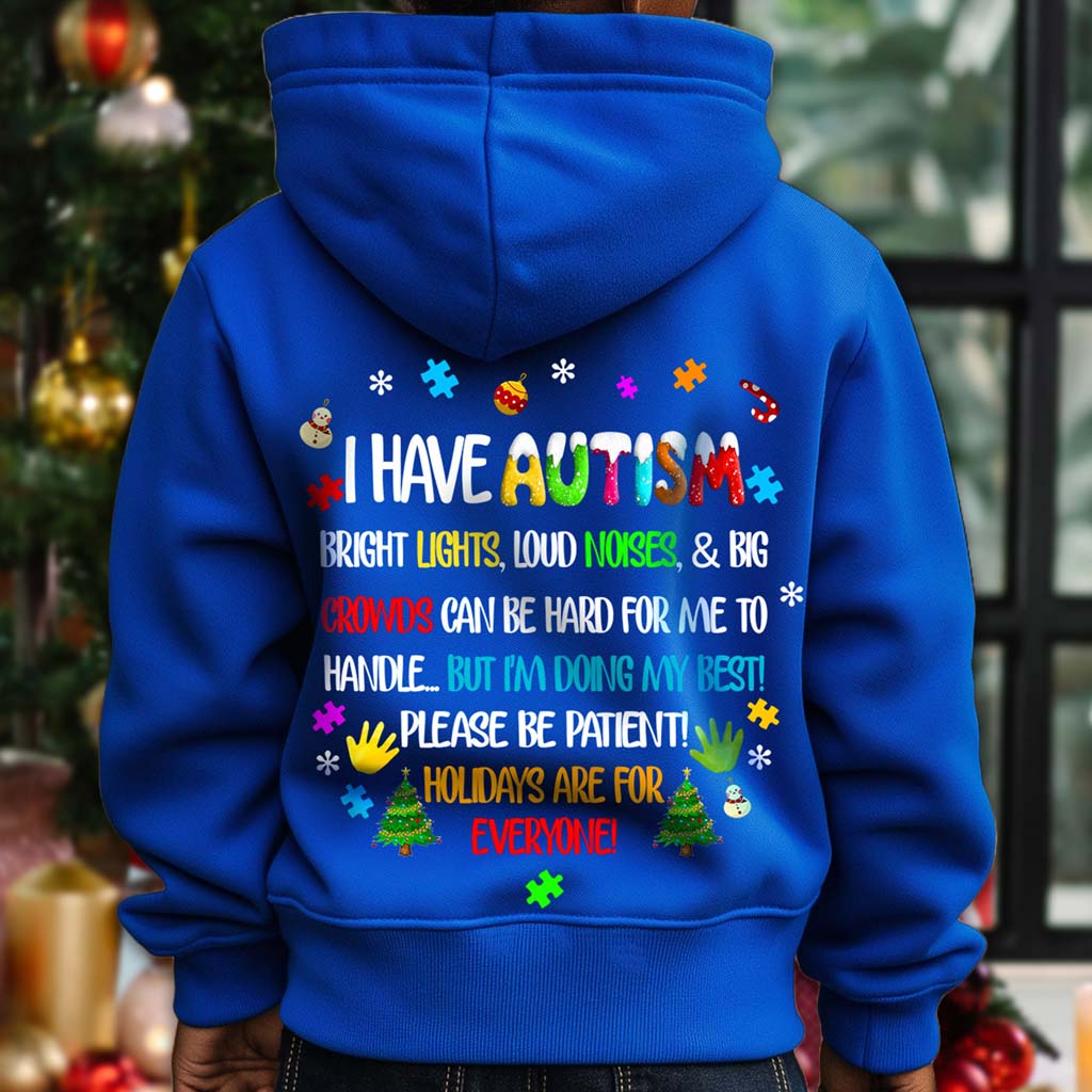 Autism Christmas Shirt For Kids, Holiday Special Needs Gift, Christmas Gift For Autistic Children, Xmas Gift For Autistic Girls, Autistic Boys QFHM4101001