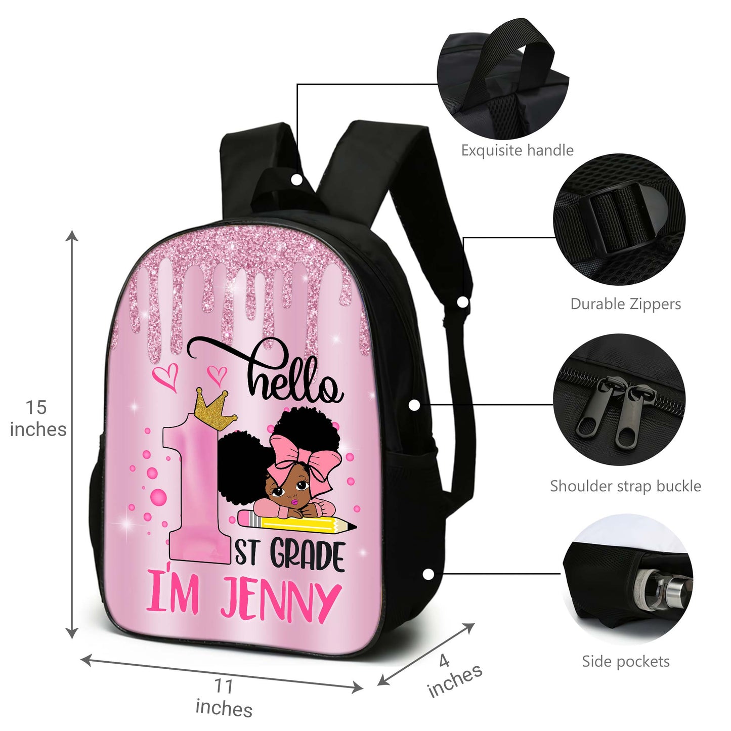 Personalized School Grade And Kids Name Back To School Backpack Gift For Kid UKYY3140701