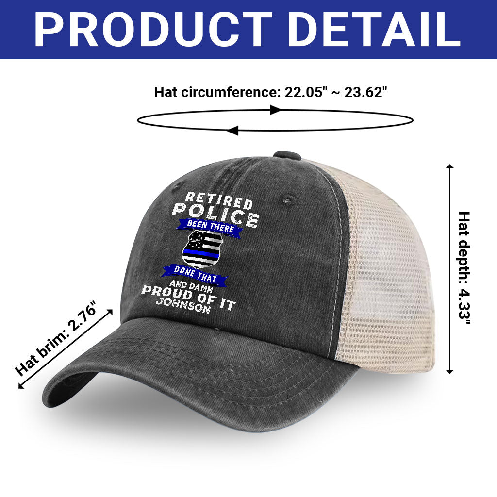 Personalized Police Baseball Cap QFHH5160605