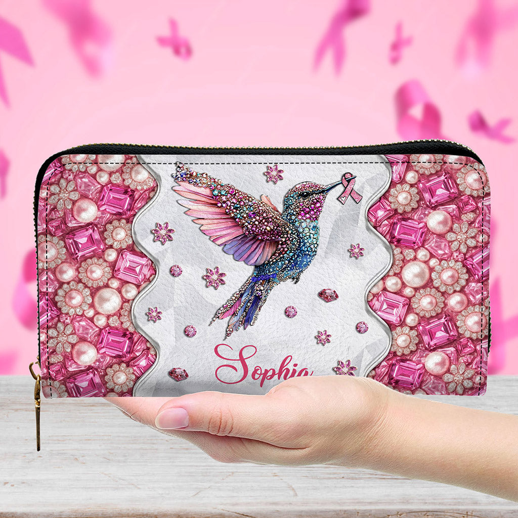 Custom Breast Cancer Awareness Leather PU Handbag UKNT5080901