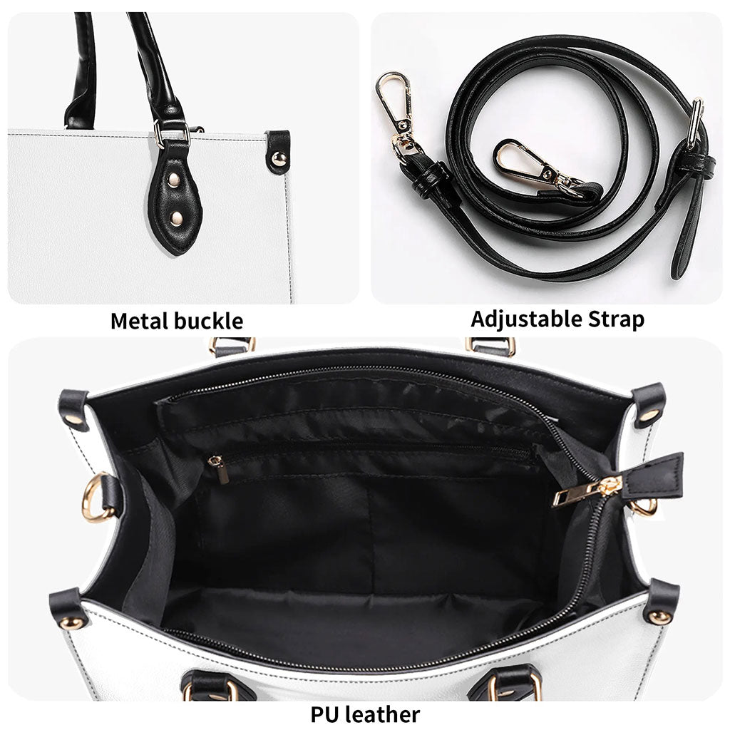 Breast Cancer Leather Handbag With Handle For Women, Breast Cancer Awareness, Breast Cancer Survivor Bags, Pink Ribbon QFNT4200602