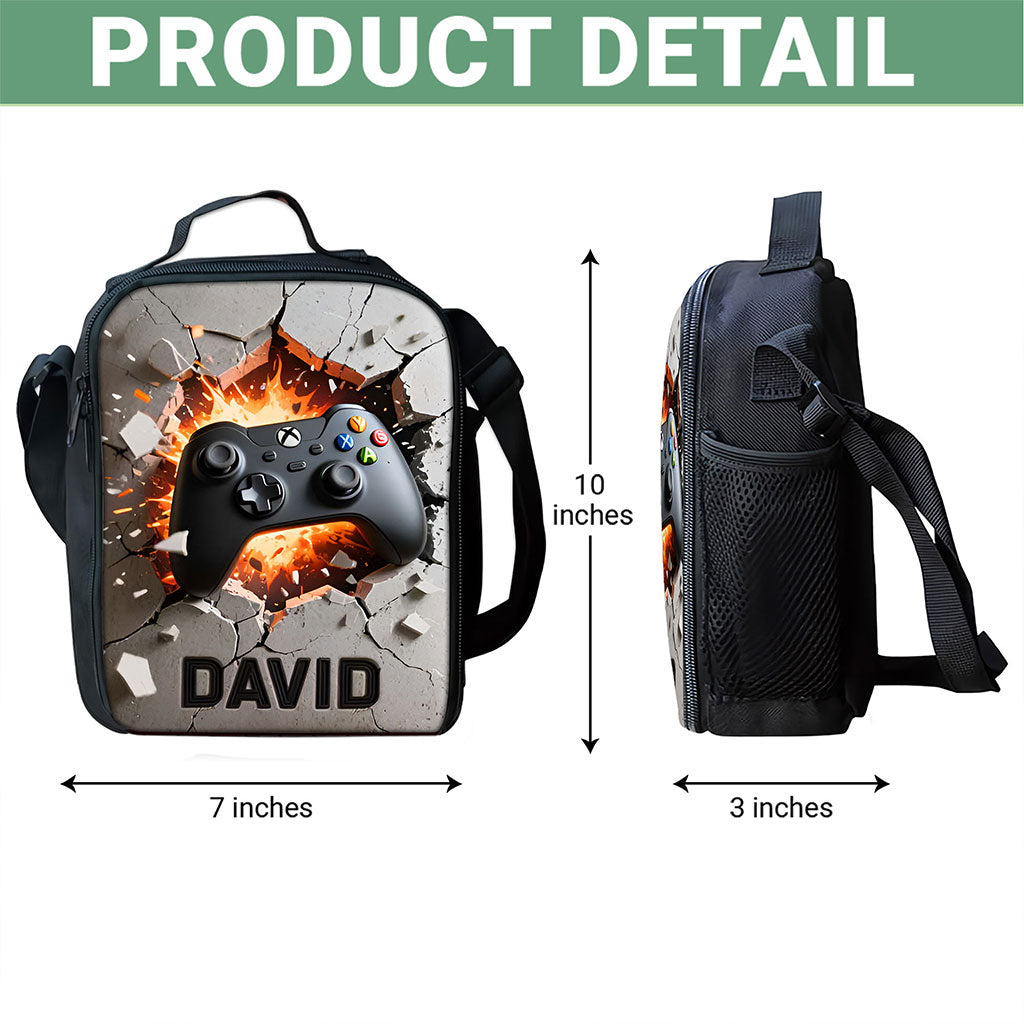 Personalized Game Back To School Backpack, School Bag For Kid UKTO5130801