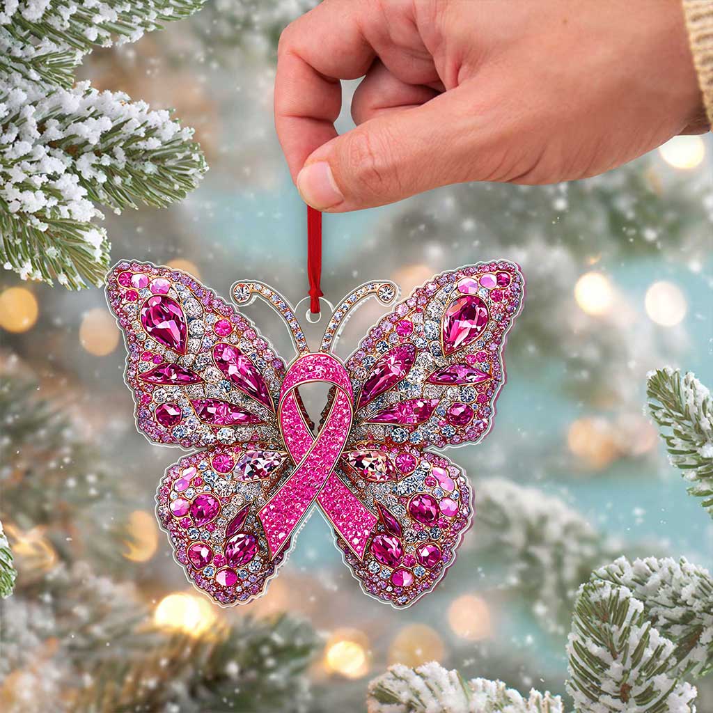 Breast Cancer Awareness Acrylic Ornament QFTZ5260801