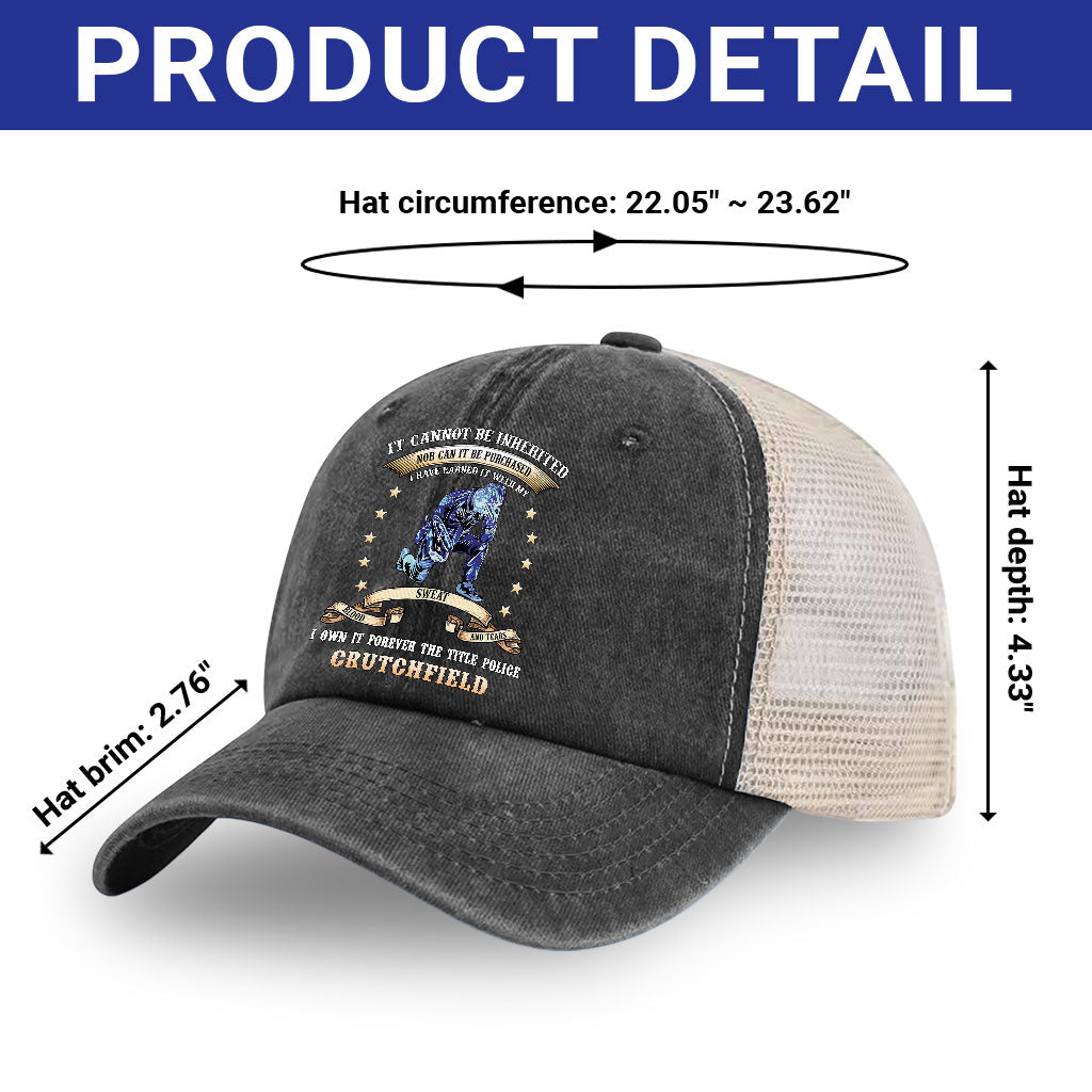 Personalized Police Baseball Cap QFHH5160606