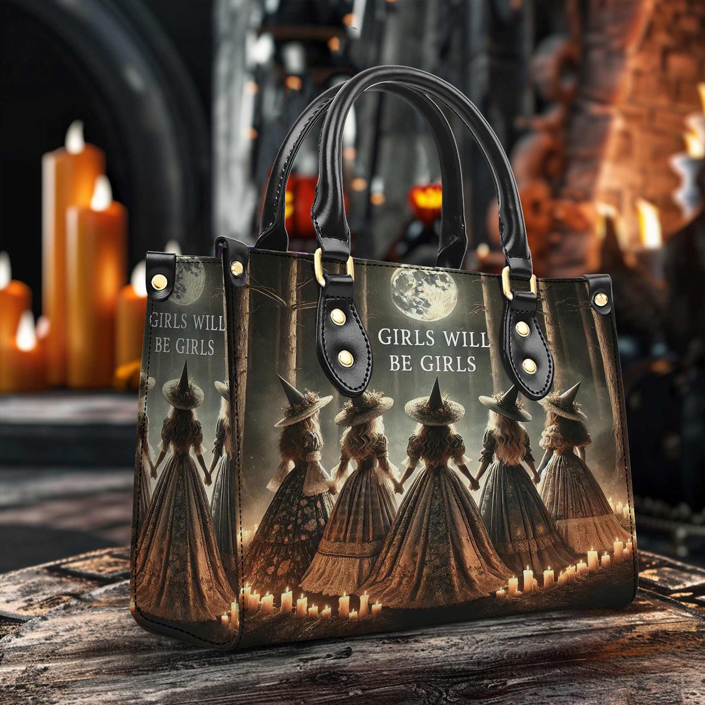 Girls Will Be Girls Witch Handbag & Wallet QFPY4310802