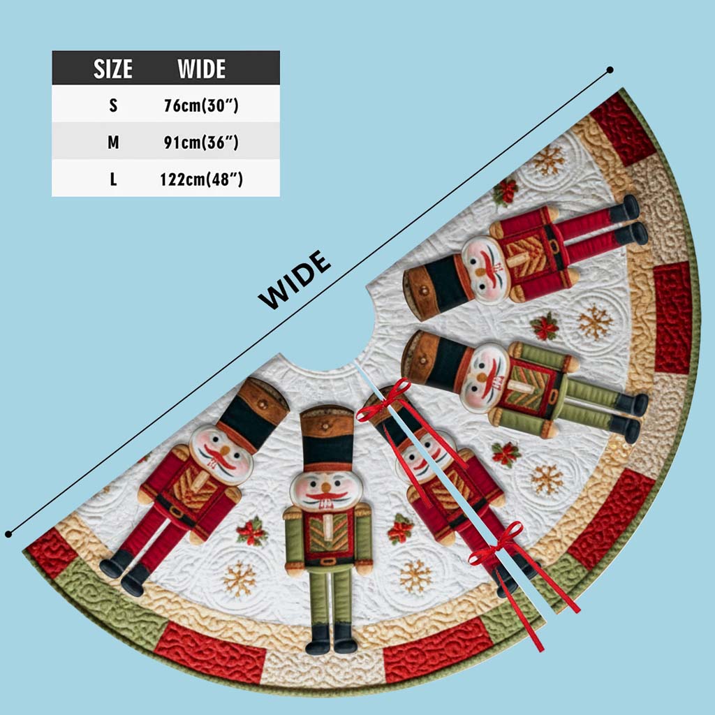 Nutcracker Christmas Tree Skirt QFHM5081006