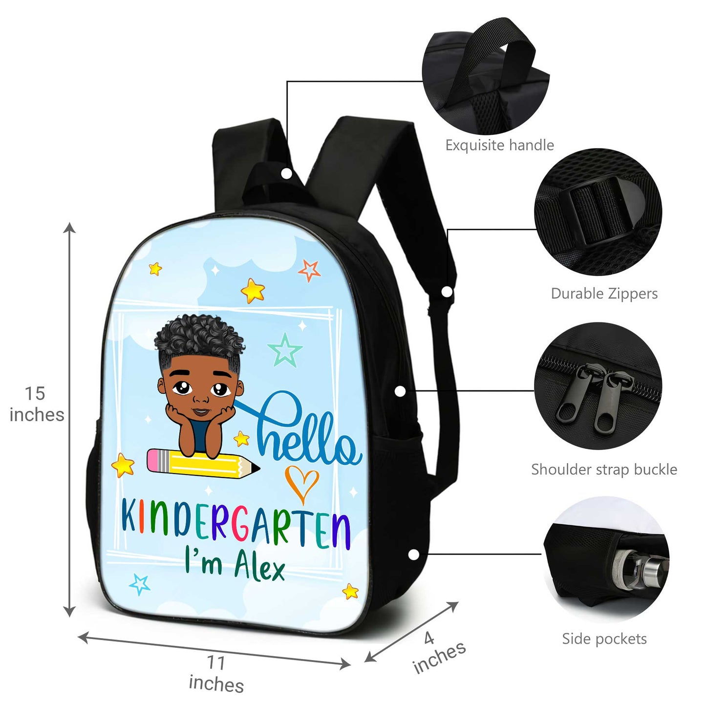 Personalized School Grade And Kids Name Back To School Backpack QFHA3170703