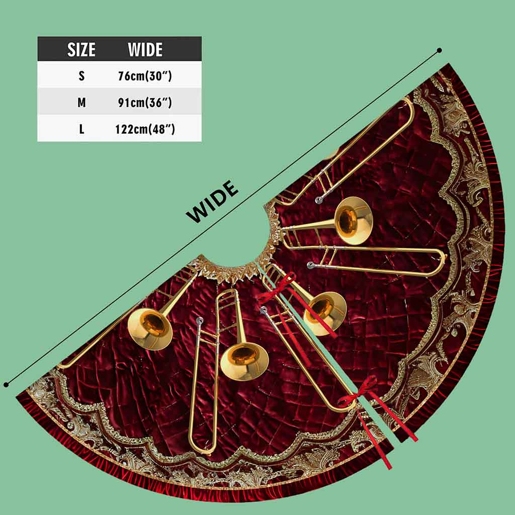 Trombone Christmas Tree Skirt UKND5311005