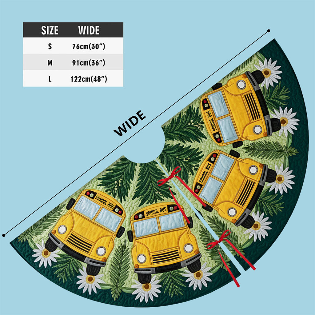 School Bus Christmas Tree Skirt QFTO5171001