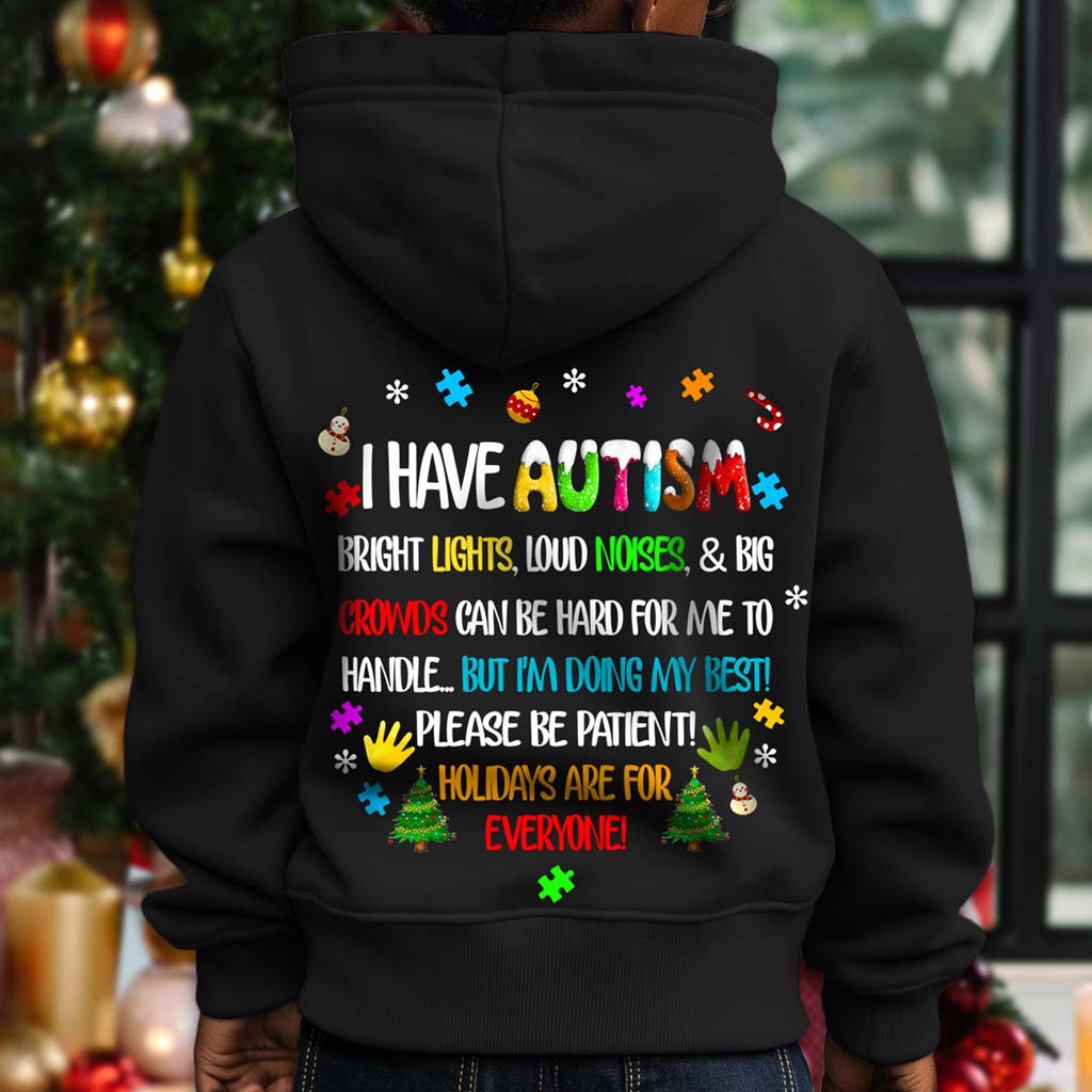 Autism Christmas Shirt For Kids, Holiday Special Needs Gift, Christmas Gift For Autistic Children, Xmas Gift For Autistic Girls, Autistic Boys QFHM4101001
